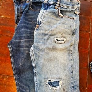 2 Pair Boys Abercrombie Jeans